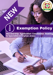 EXEMPTION FOR Applicants For Orphan Areas